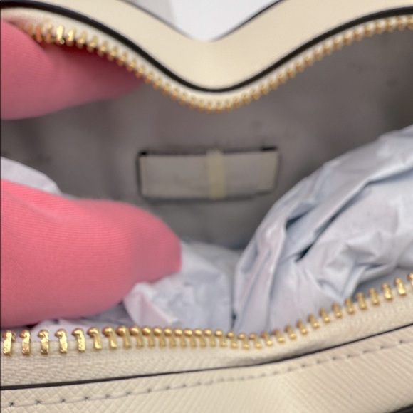 Kate Spade Love Shack Perforated Heart Crossbody Meringue - Picture 8 of 16